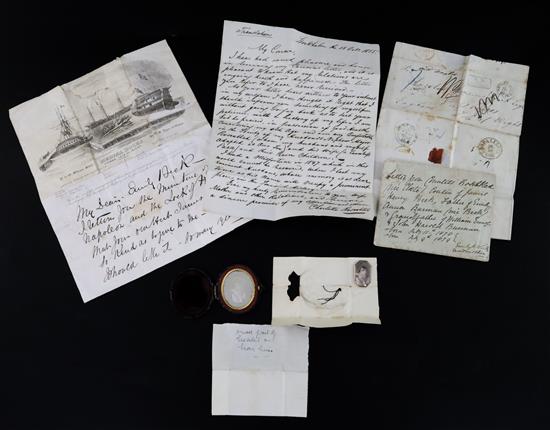 Napoleon Bonaparte interest: A lock of his hair, known as Boneys Whiskers and a bracelet portrait miniature of Napoleon